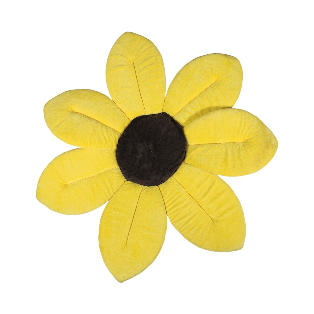 Blooming Bath for Babies Sunflower Bath Support Pillow Yellow Soft Plush‎